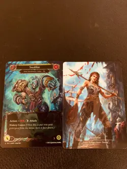 2 Cards - Flesh and Blood High Seas Marvel Cold Foil Swabbie & Marlynn 2 Sided - Image 2