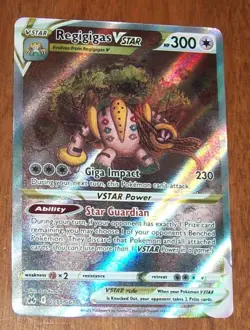 2023 Pokemon Crown Zenith Regigigas V Star Card - Image 1