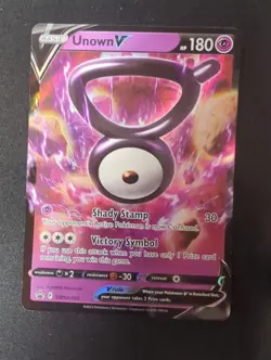 Unown V - SWSH300 SWSH: Sword & Shield Promo Cards NM - Image 1