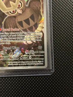 Pokemon Cards Stellar Crown Noctowl 141 Pokemon Center Promo Card! NM - Image 2