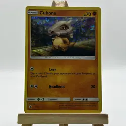 Cubone 7/12 Confetti Holo Promo McDonald's Collection 2018 Nintendo Pokemon Card - Image 1
