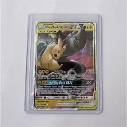 Pokemon Pikachu & Zekrom GX TAG TEAM Ultra Rare Holo Card Team Up 33/181 - Image 1