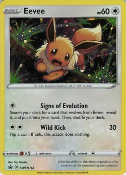 Eevee - Holo Promo SWSH: Sword & Shield Promo Cards SWSH118 LP - Image 1