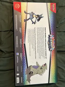 Prismatic Evolutions Lucario Ex & Tyranitar Ex Premium Collection Pokemon Card - Image 2