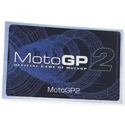 Sony PS2 Playstation 2 MotoGP Moto GP 2 Official Memory Card Sticker - Image 1