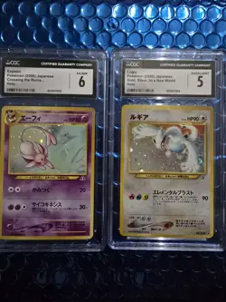 Lugia Neo Genesis Holo Rare Espeon Japanese Pokemon Card 2 For 1 Deal - Image 1