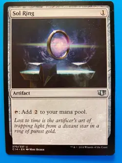 MTG 1x Sol Ring # 270 Commander 2014 Vintage Magic the Gathering Card x1 NM - Image 1