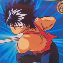 Hiei Yu Yu Hakusho Carddass Card Bandai TCG Japanese Anime 12 C58 - Image 2