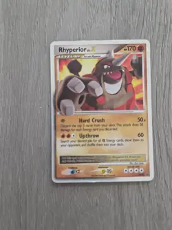 Pokemon Rhyperior LV.X DP29 Diamond & Pearl Holo Promo Level Up English 170 HP - Image 2