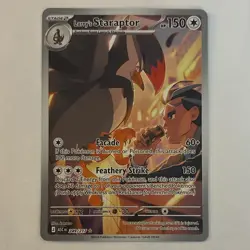 Pokemon TCG Larry's Staraptor 249/217 Illustration Rare FA Holo EN - Image 1