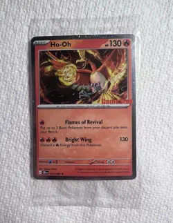 Pokemon TCG: Chaos Rising - Ho-Oh 10/86 GAMESTOP EXCLUSIVE RARE PROMO CARD - Image 1