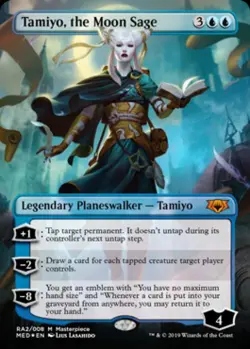 MTG English Tamiyo, the Moon Sage NM Foil Ravnica Allegiance Mythic Edition - Image 1