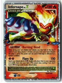 Infernape LV.X ⭐ DP10 Holo Promo Diamond and Pearl Promos Pokemon MP - Image 1