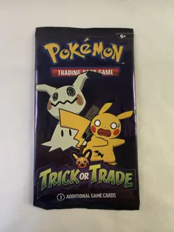 Pokemon TCG Trick or Trade Booster Pack 2023 Sealed Brand New One (x1) Pack - Image 1