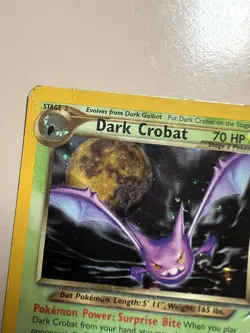 Pokemon TCG Neo Destiny Dark Crobat 2/105 Holo Rare Card! - Image 3