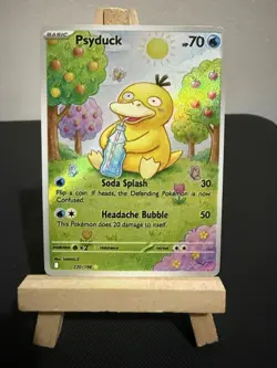 Psyduck Pokemon Card DISPLAY ART CARD - Image 1