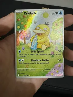 Psyduck Pokemon Card DISPLAY ART CARD - Image 2
