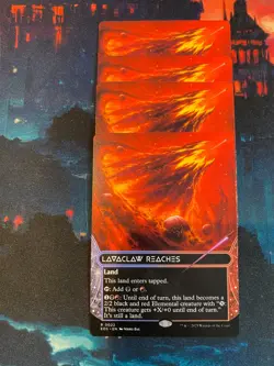 MTG Edge of Eternities Lavaclaw Reaches Borderless x 4 (Play Set) - Image 1