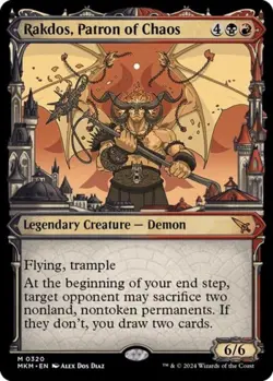 MTG English Rakdos, Patron of Chaos (Showcase) (0320) NM Foil - Image 1