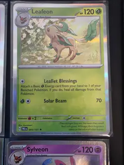 Leafeon 005/131 Vaporeon 022 Espeon 033 Sylveon 040 - Holo Prismatic Pokemon TCG - Image 3