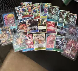 One Piece OP, SR and Alt Art Parallel Cards Lot. (Near Mint or Better) - Image 1