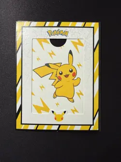 McDonalds 25th Anniversary Pokemon Card Holder Frame Promo Pikachu 2 - Image 1