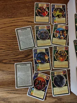 Doom Trooper Golgotha 44 card lot, Mortificator 16 cards game CCG TCG OOP RARE - Image 2
