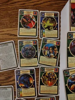 Doom Trooper Golgotha 44 card lot, Mortificator 16 cards game CCG TCG OOP RARE - Image 3