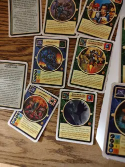 Doom Trooper Golgotha 44 card lot, Mortificator 16 cards game CCG TCG OOP RARE - Image 4
