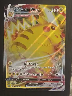 Pikachu VMAX Pokemon Card SWSH286 Sword & Shield Promo Full Art Holo 310 HP - Image 1