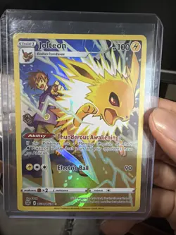 Pokemon TCG Jolteon TG04/TG30 Brilliant Stars Trainer Gallery Holo Card - Image 1