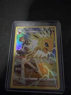 Pokemon TCG Jolteon TG04/TG30 Brilliant Stars Trainer Gallery Holo Card - Image 2