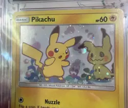 CGC 10 GEM MINT Pikachu SM162 Holo Promo Card - Pokemon TCG 2019 - Image 2
