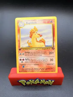 Rapidash 44/64 1st Edition Uncommon Jungle Set Pokemon Card Near Mint - Mint! - Image 1