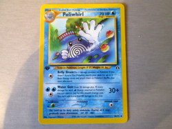 POLIWHIRL 44/75 , POKEMON CARD (NEO DISCOVERY SET ) LP. non-holo 1st Edition - Image 1