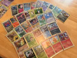 Pokemon Card Lot EX, V, HOLO, REVERSE, BASE SET BULK 100+ BULK MP to HP CARDS - Image 5