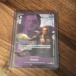 Shanks (Winner Pack 2026 Vol. 2) P-104 FOIL One Piece Promotion Card LP - Image 1