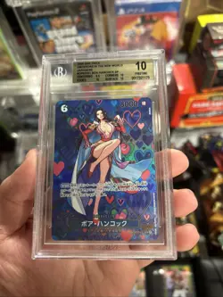 One Piece Card BGS 10 Boa Hancock OP07-051 SR SP Parallel Japanese Pristine! - Image 3