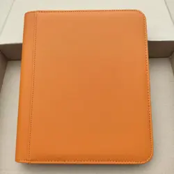 4 Pocket 128 Card Album Top Loader Zip Binder + 50 Toploaders Sleeve Protectors - Image 4