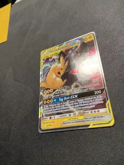 Pikachu & Zekrom Tag Team GX Holo Card 33/181 Sun and Moon - Image 4
