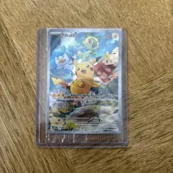 Pikachu 027 Sv: Scarlet & Violet Promo Cards Holo "SEALED" - Image 1