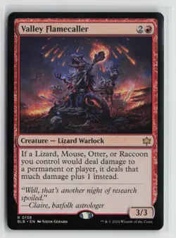 Valley Flamecaller 0158 Bloomburrow BLB MTG Magic - Image 1