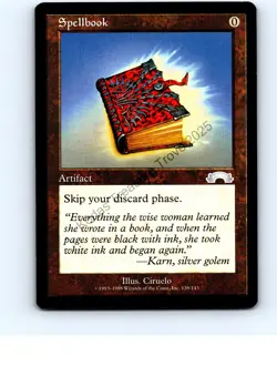 Spellbook #138 Uncommon Exodus MTG NP Near Mint or Better - Image 1