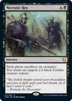 x1 Necrotic Hex R MTG Commander Legends M/NM, English - Image 1