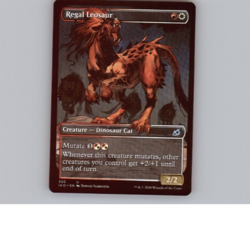 MTG - Regal Leosaur - Showcase - Free P+P - Image 1
