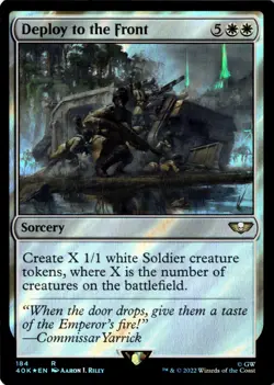 Deploy to the Front (Surge Foil) Universes Beyond: Warhammer 40,000 184 - Image 1