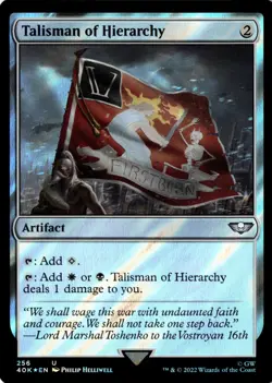 Talisman of Hierarchy (Surge Foil) Universes Beyond: Warhammer 40,000 2 - Image 1