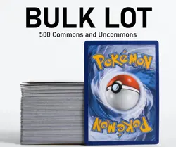 500 Pokemon Cards Bulk Lot Commons/Uncommons No Trainers or Energies! - Image 1