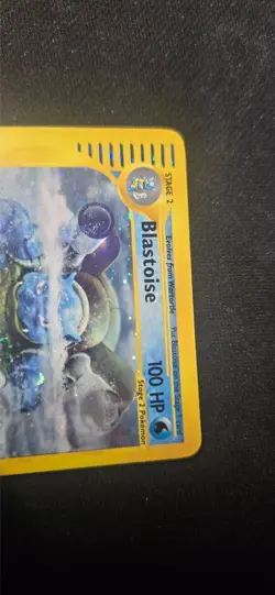 Blastoise 4/165 Expedition 2002 Holo e-Series Pokemon MP+ B - Image 3