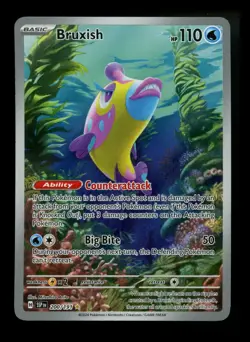 Bruxish 200/191 Surging Sparks 2024 IR Holo Rare Pokemon Card TCG - Image 1